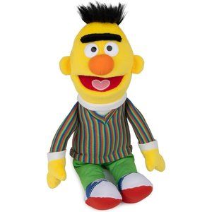 Sesame Street Official Bert Muppet Plush, Premium Plush Toy for Ages 1 & Up
